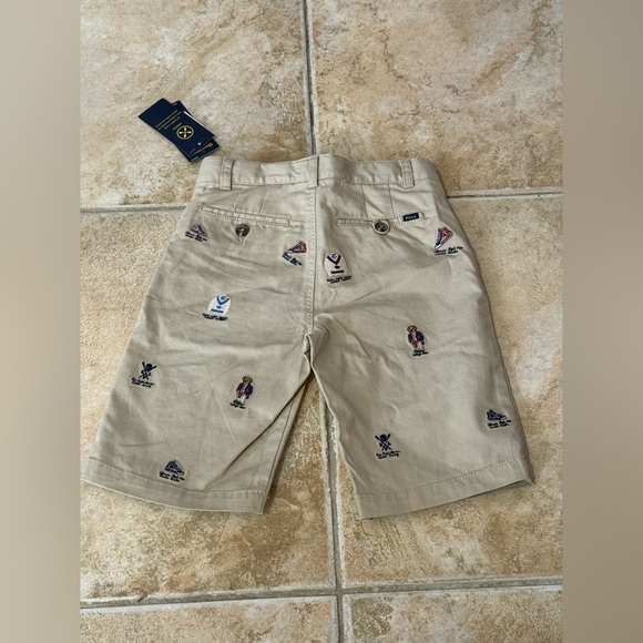 POLO Ralph Lauren 7 Kids Khaki Shorts - Picture 2 of 4